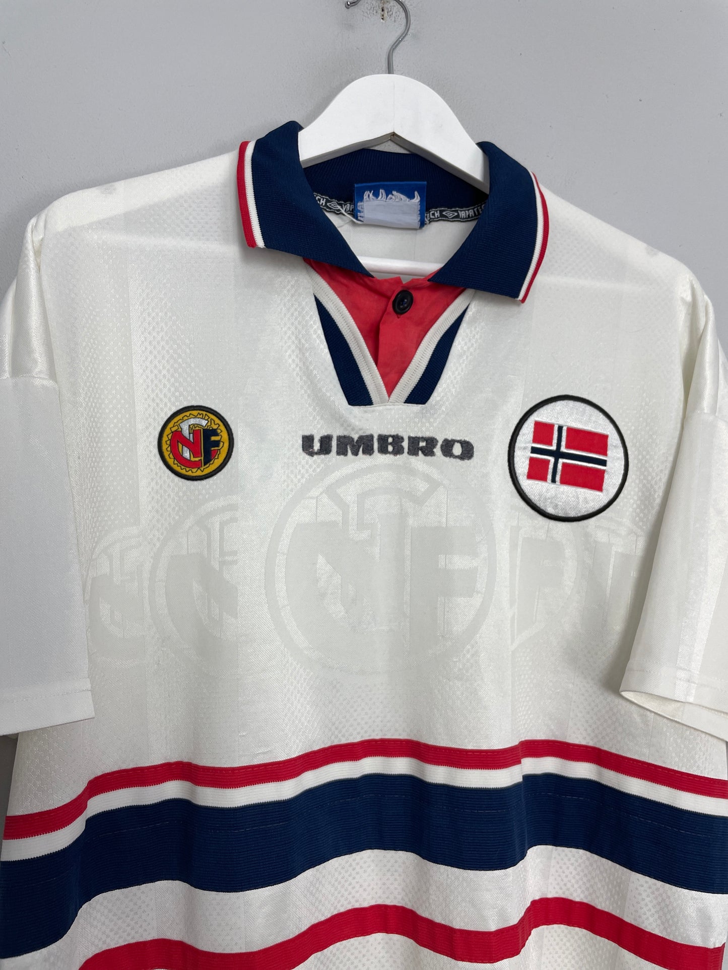 1998/00 NORWAY AWAY SHIRT (XL) UMBRO