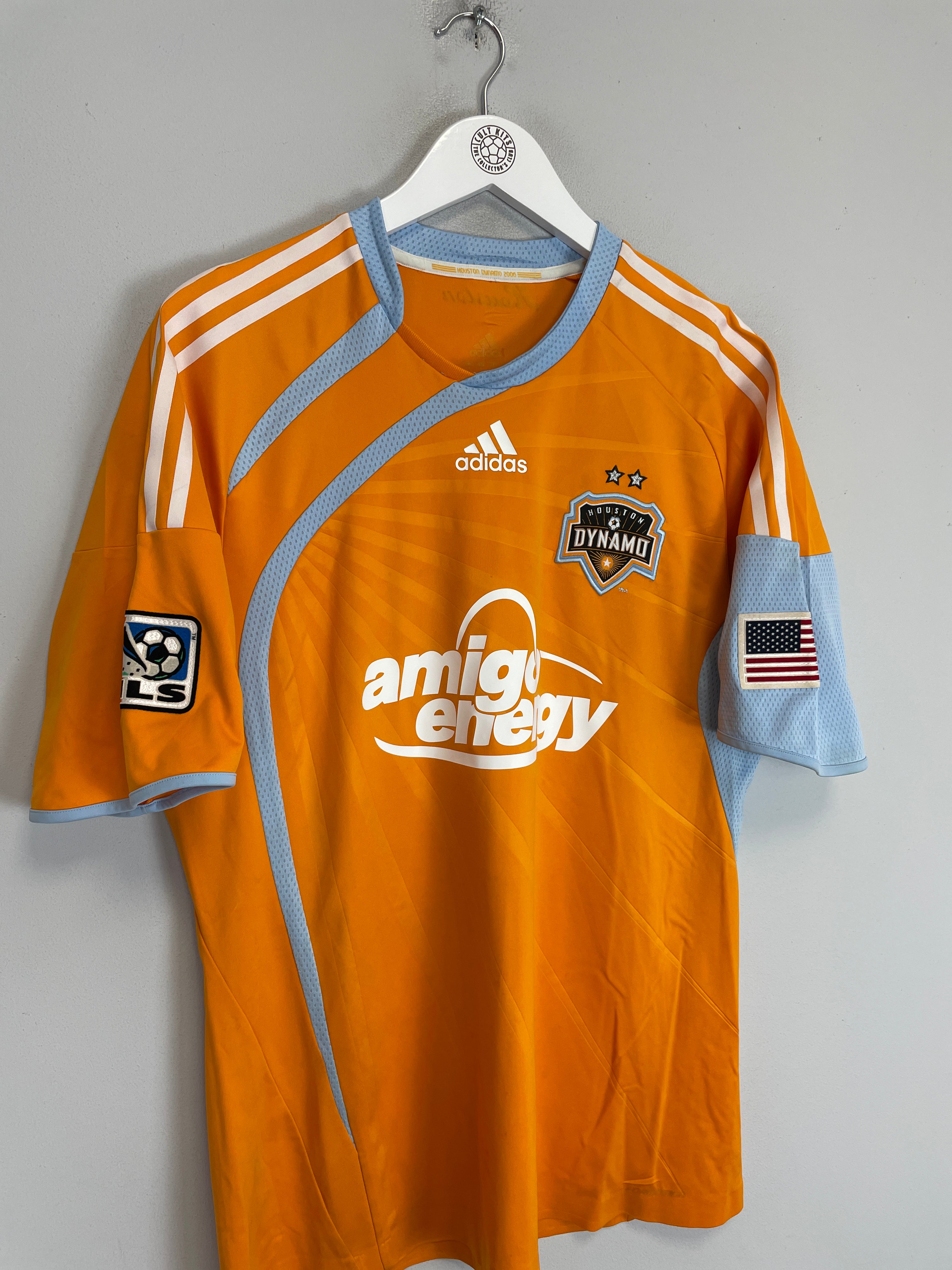Shop 2009/10 HOUSTON DYNAMO *PLAYER ISSUE* HOME SHIRT (L) ADIDAS, classic football shirts, vintage football shirts & retro soccer jerseys at Cult Kits