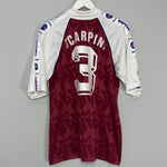 Shop 1992/93 POLIZIA FRONTIERA SCARPINI #3 HOME SHIRT (XL) GIACOMIN SPORT, classic football shirts, vintage football shirts & retro soccer jerseys at Cult Kits
