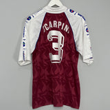 Shop 1992/93 POLIZIA FRONTIERA SCARPINI #3 HOME SHIRT (XL) GIACOMIN SPORT, classic football shirts, vintage football shirts & retro soccer jerseys at Cult Kits