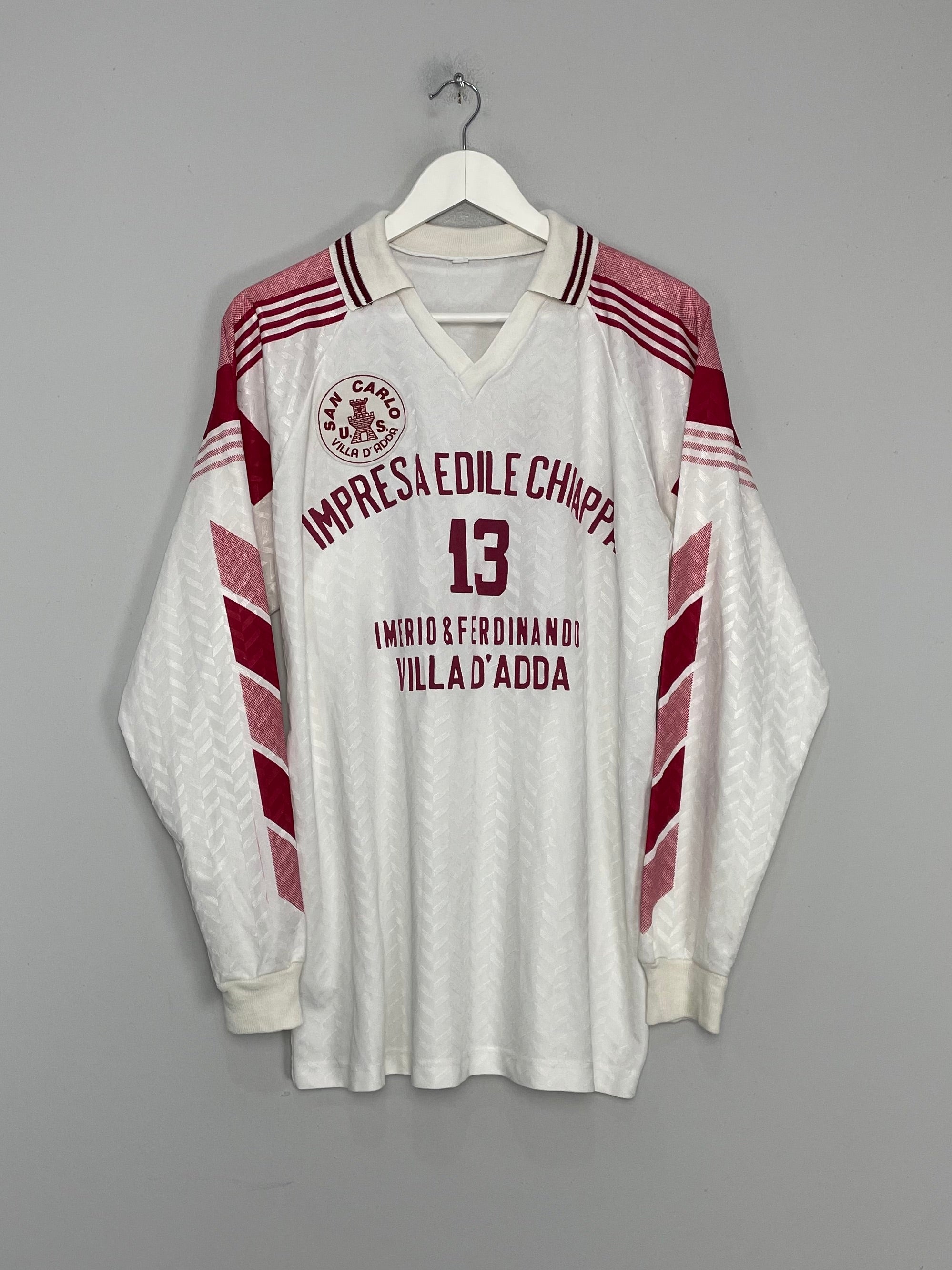 Shop 1994 SAN CARLO #13 L/S HOME SHIRT (L), classic football shirts, vintage football shirts & retro soccer jerseys at Cult Kits