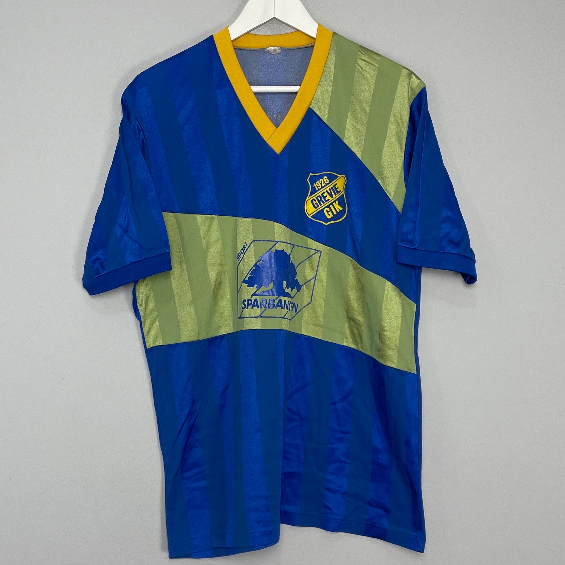 Shop 1988/90 GREVIE GIK #12 HOME SHIRT (M) OM, classic football shirts, vintage football shirts & retro soccer jerseys at Cult Kits