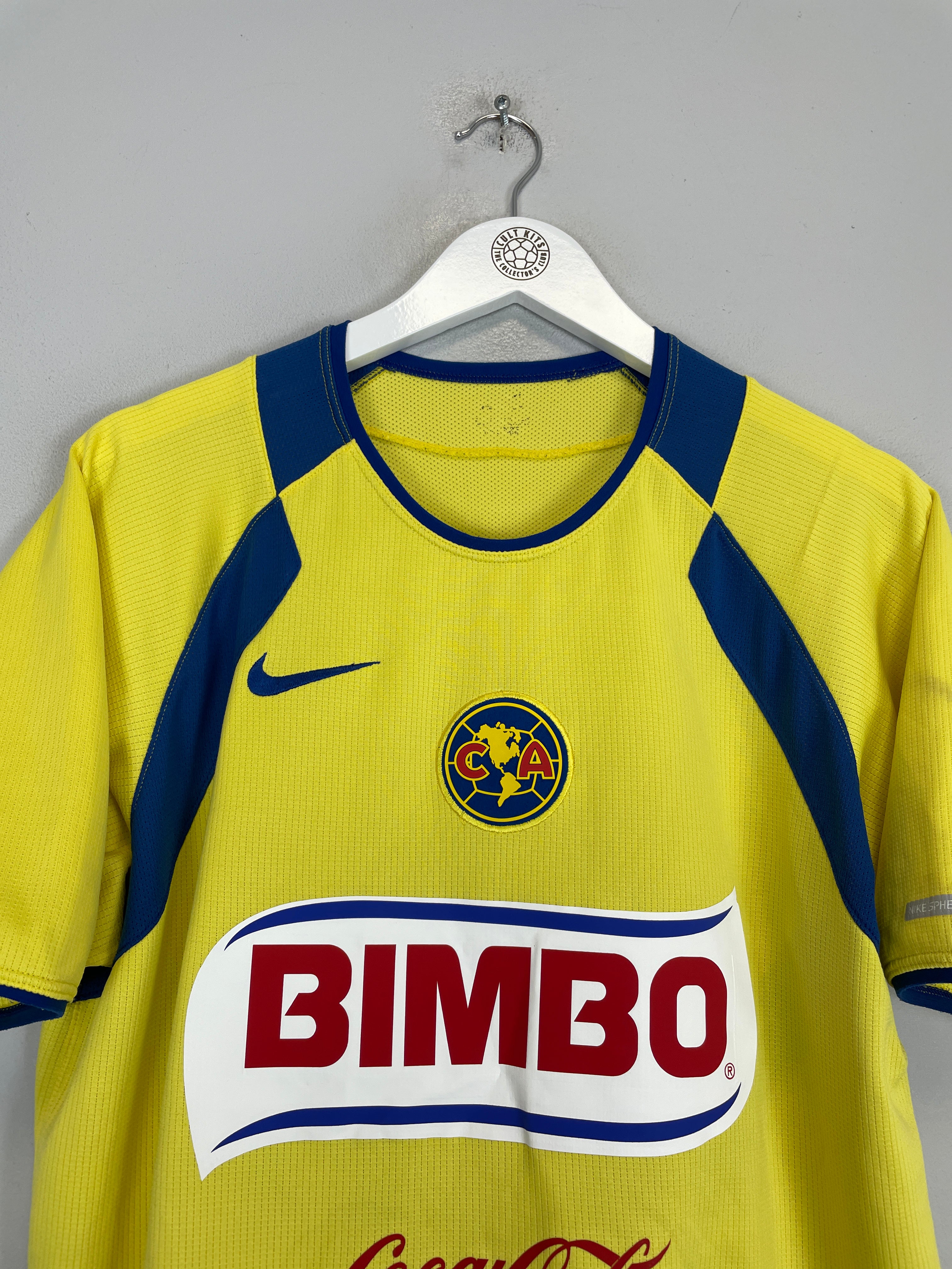 Shop 2005/06 CLUB AMERICA C.BLANCO #10 HOME SHIRT (S) NIKE, classic football shirts, vintage football shirts & retro soccer jerseys at Cult Kits