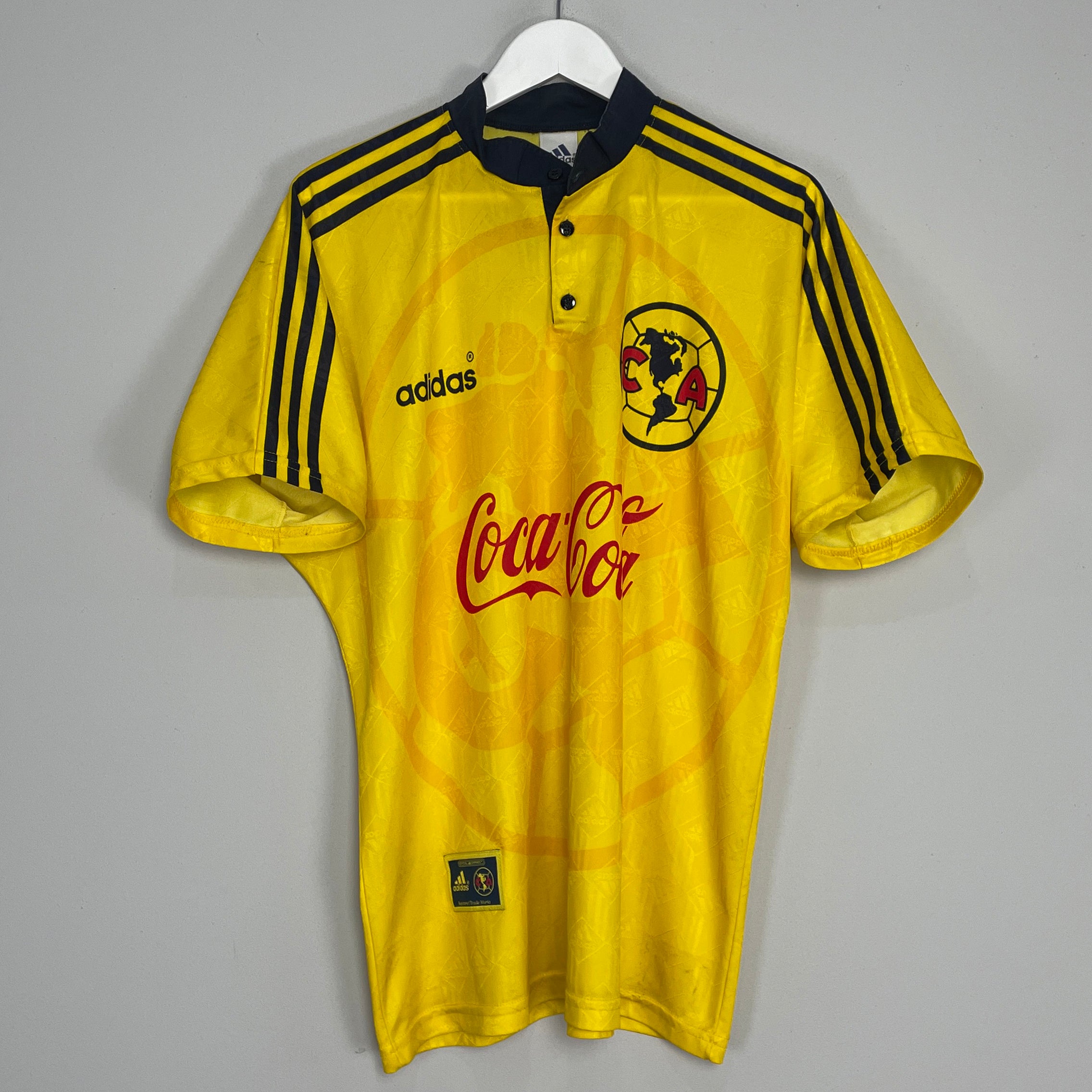 Shop 1996/97 CLUB AMERICA HOME SHIRT (L) ADIDAS, classic football shirts, vintage football shirts & retro soccer jerseys at Cult Kits