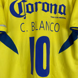 Shop 2005/06 CLUB AMERICA C.BLANCO #10 HOME SHIRT (S) NIKE, classic football shirts, vintage football shirts & retro soccer jerseys at Cult Kits