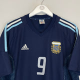 2002/03 ARGENTINA BATISTUTA #9 AWAY SHIRT (XL) ADIDAS