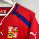 Shop 2000/02 CZECH REPUBLIC HOME SHIRT (XL) PUMA, classic football shirts, vintage football shirts & retro soccer jerseys at Cult Kits