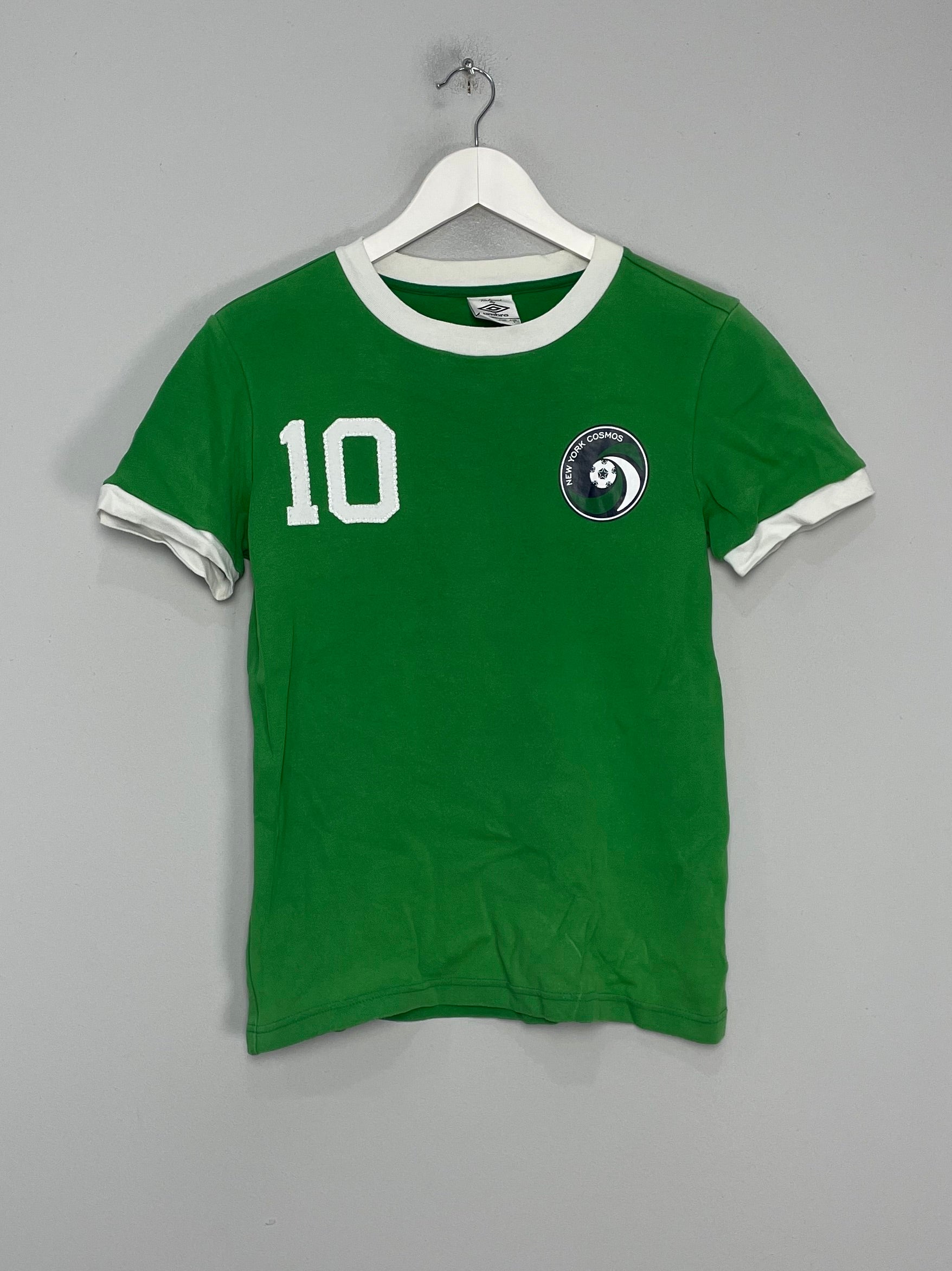 Shop 1974/76 NEW YORK COSMOS PELE #10 *RE-ISSUE* HOME SHIRT (S) UMBRO, classic football shirts, vintage football shirts & retro soccer jerseys at Cult Kits