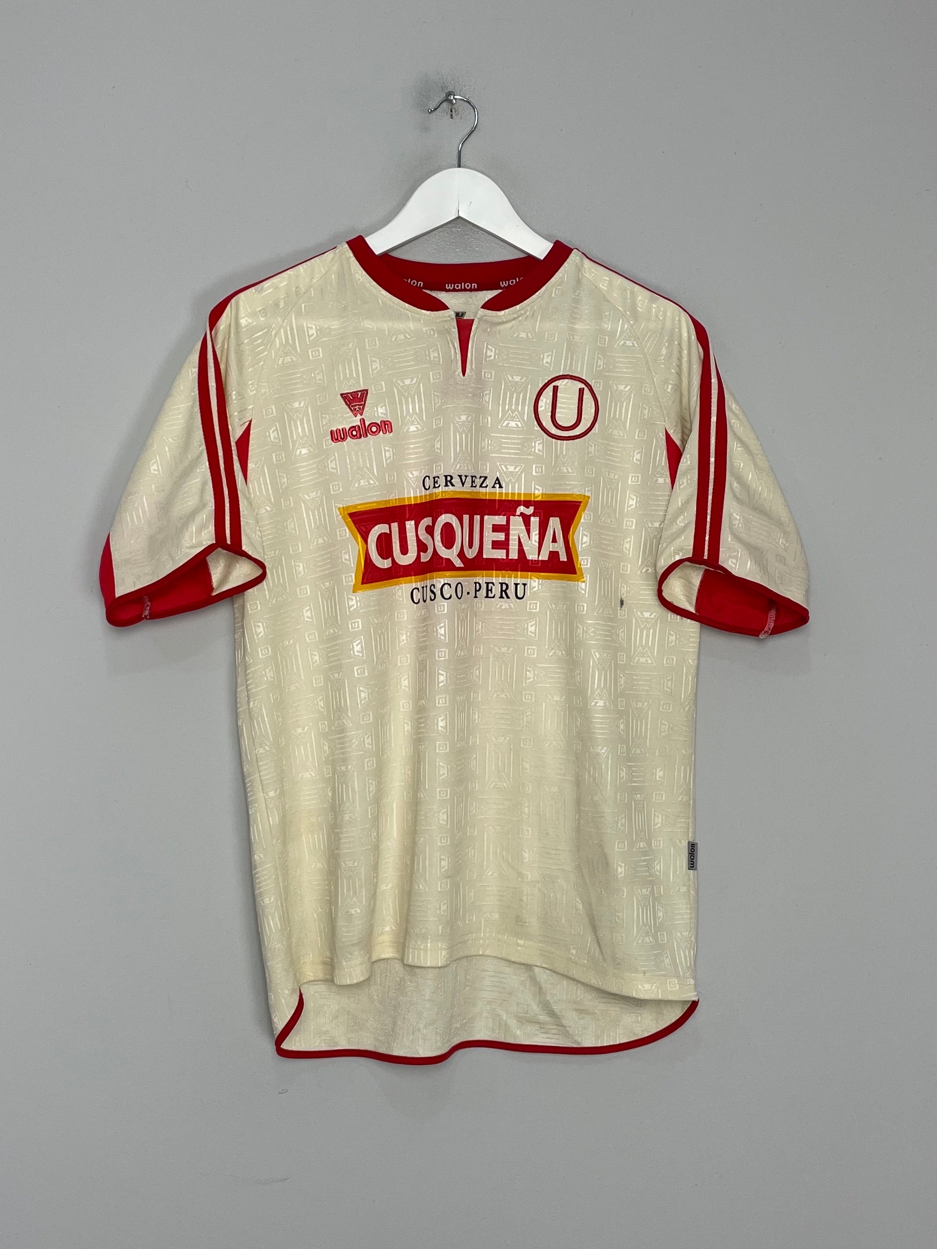 Shop 2000 UNIVERSITARTIO VILIALT #8 HOME SHIRT (L) WALON, classic football shirts, vintage football shirts & retro soccer jerseys at Cult Kits