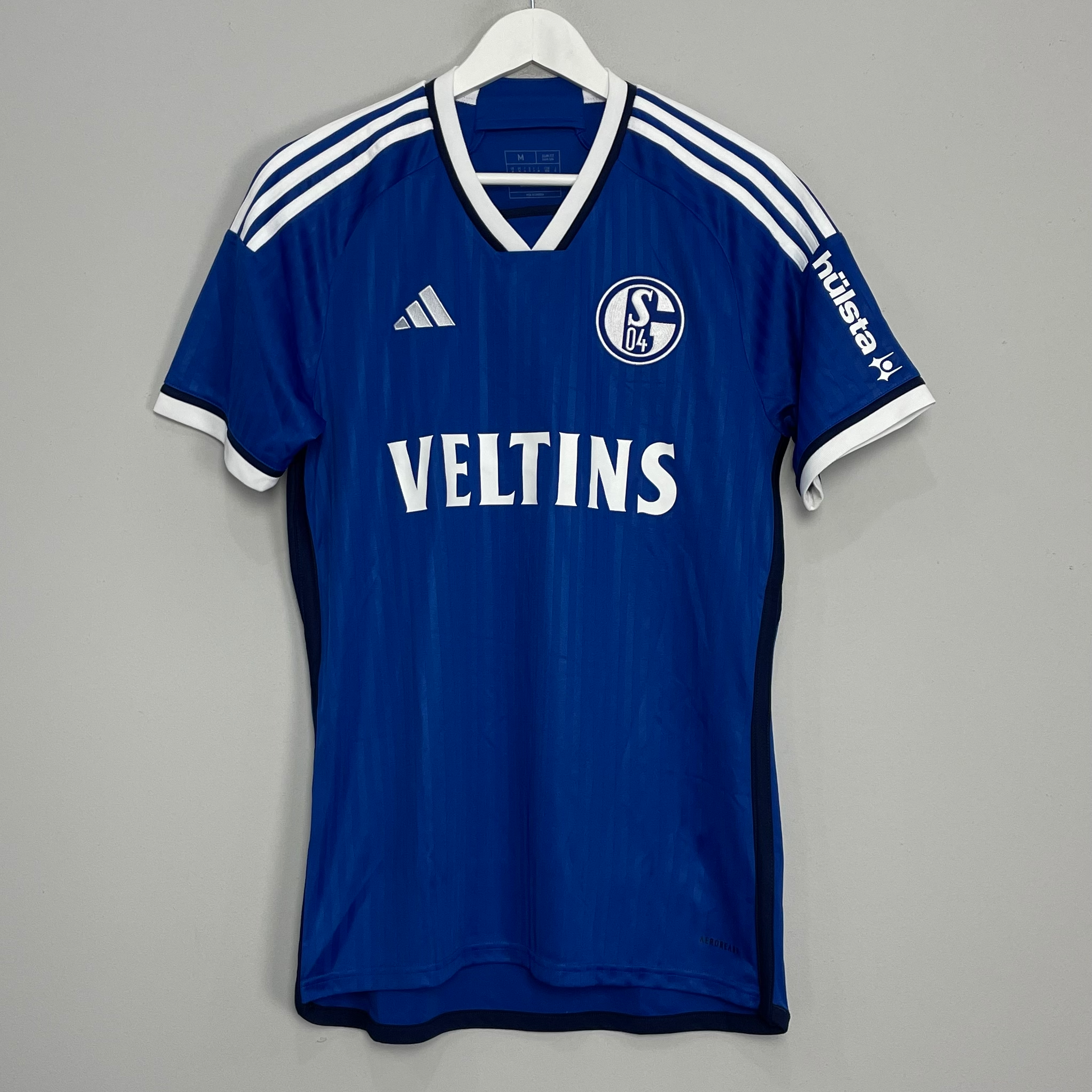 Shop 2023/24 SCHALKE HOME SHIRT (M) ADIDAS, classic football shirts, vintage football shirts & retro soccer jerseys at Cult Kits