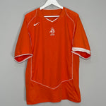Shop 2004/06 NETHERLANDS HOME SHIRT (XL) NIKE, classic football shirts, vintage football shirts & retro soccer jerseys at Cult Kits