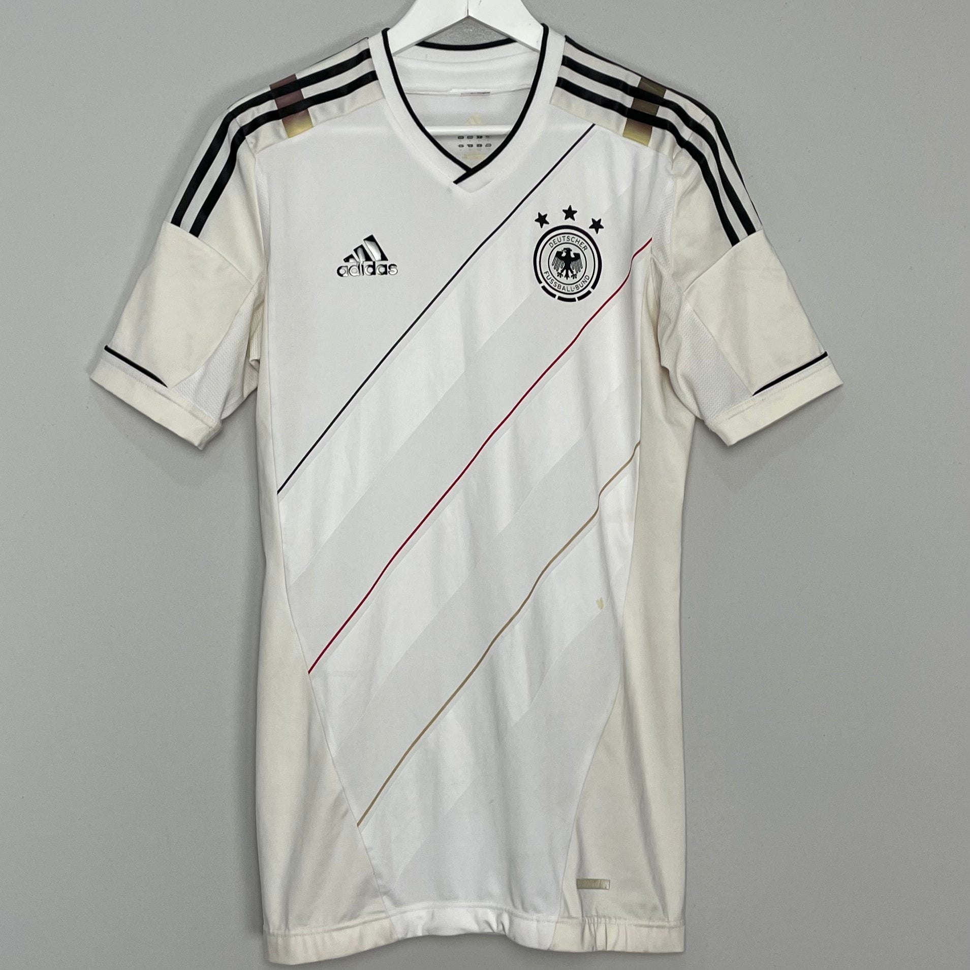 Shop 2012/14 GERMANY *PLAYER ISSUE* HOME SHIRT (L) ADIDAS, classic football shirts, vintage football shirts & retro soccer jerseys at Cult Kits