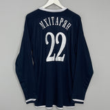 2010/11 METALLURG DONETSK #22 L/S HOME SHIRT (XL) UMBRO