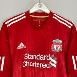 2010/12 LIVERPOOL MAXI #17 HOME SHIRT (L) ADIDAS