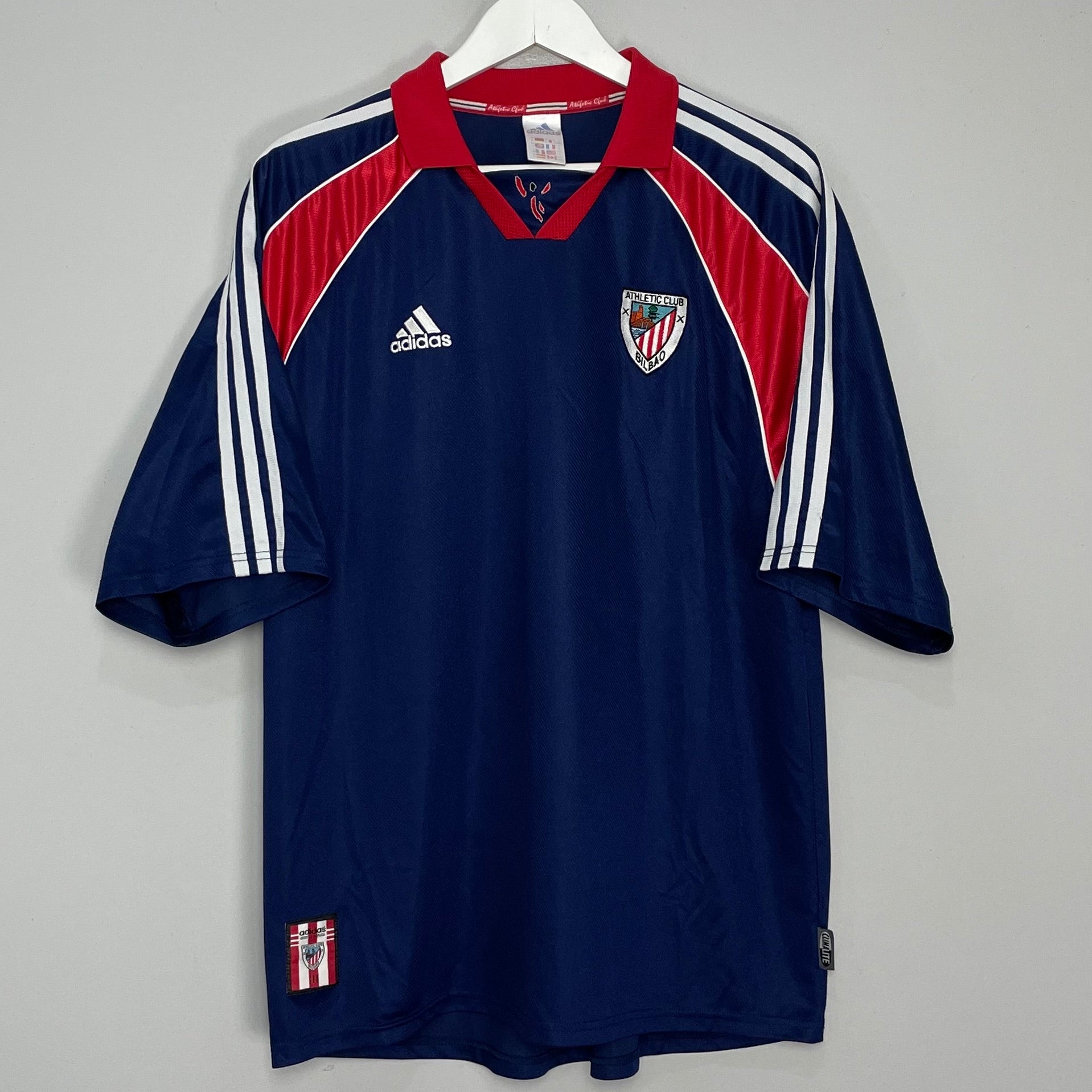 Shop 1999/00 ATHLETIC BILBAO AWAY SHIRT (XL) ADIDAS, classic football shirts, vintage football shirts & retro soccer jerseys at Cult Kits