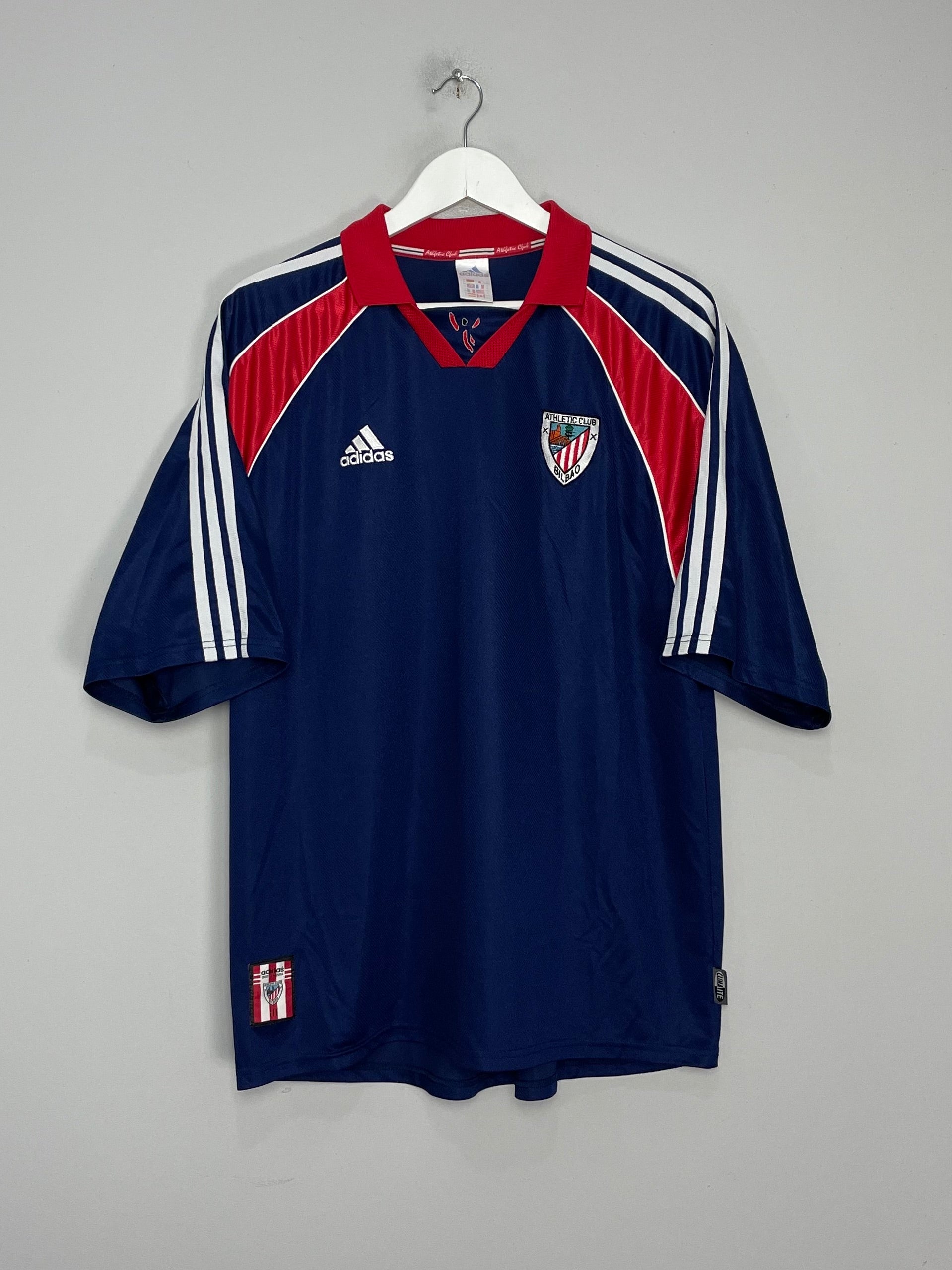 Shop 1999/00 ATHLETIC BILBAO AWAY SHIRT (XL) ADIDAS, classic football shirts, vintage football shirts & retro soccer jerseys at Cult Kits