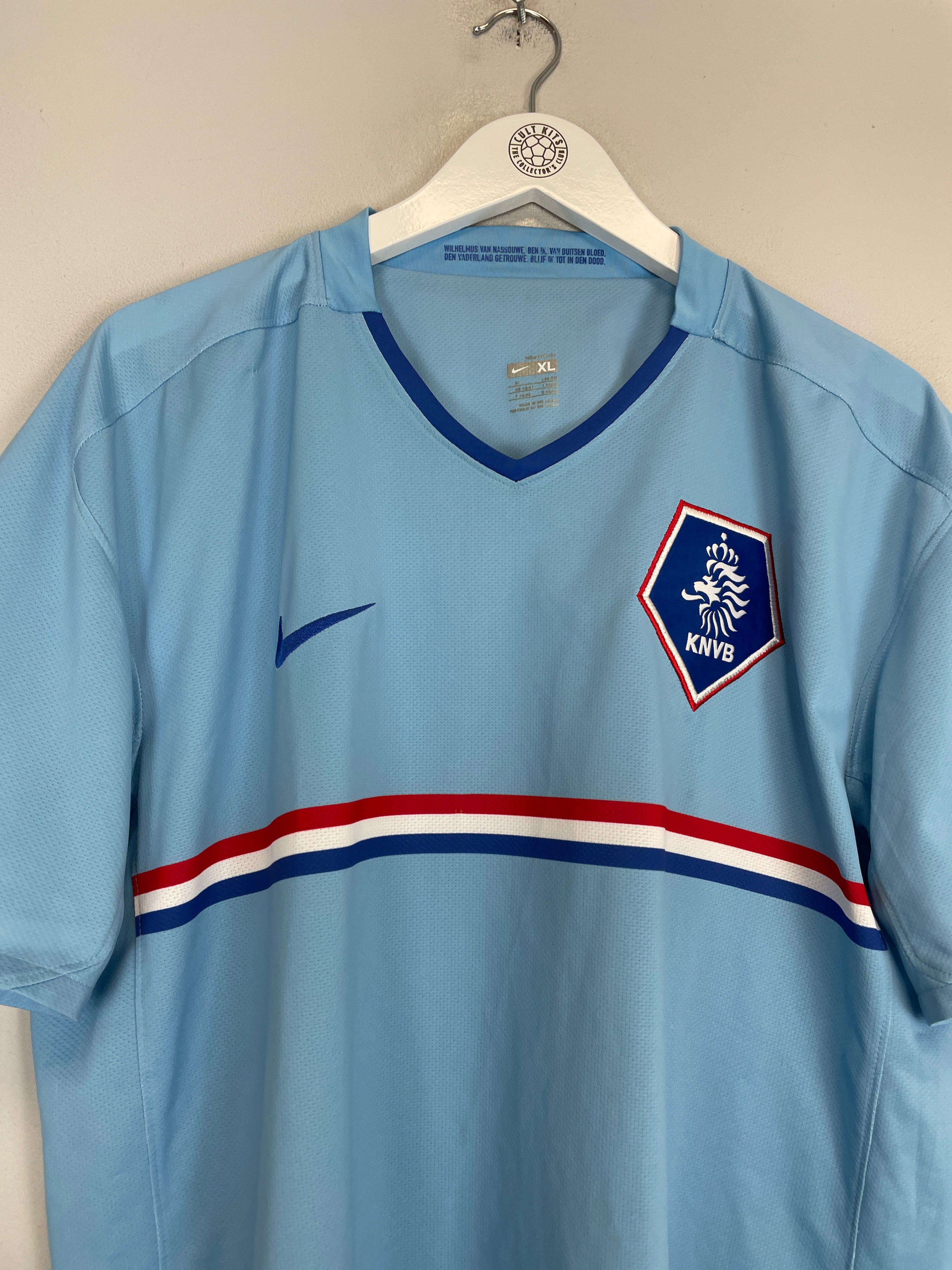 Shop 2008/09 NETHERLANDS AWAY SHIRT (XL) NIKE, classic football shirts, vintage football shirts & retro soccer jerseys at Cult Kits