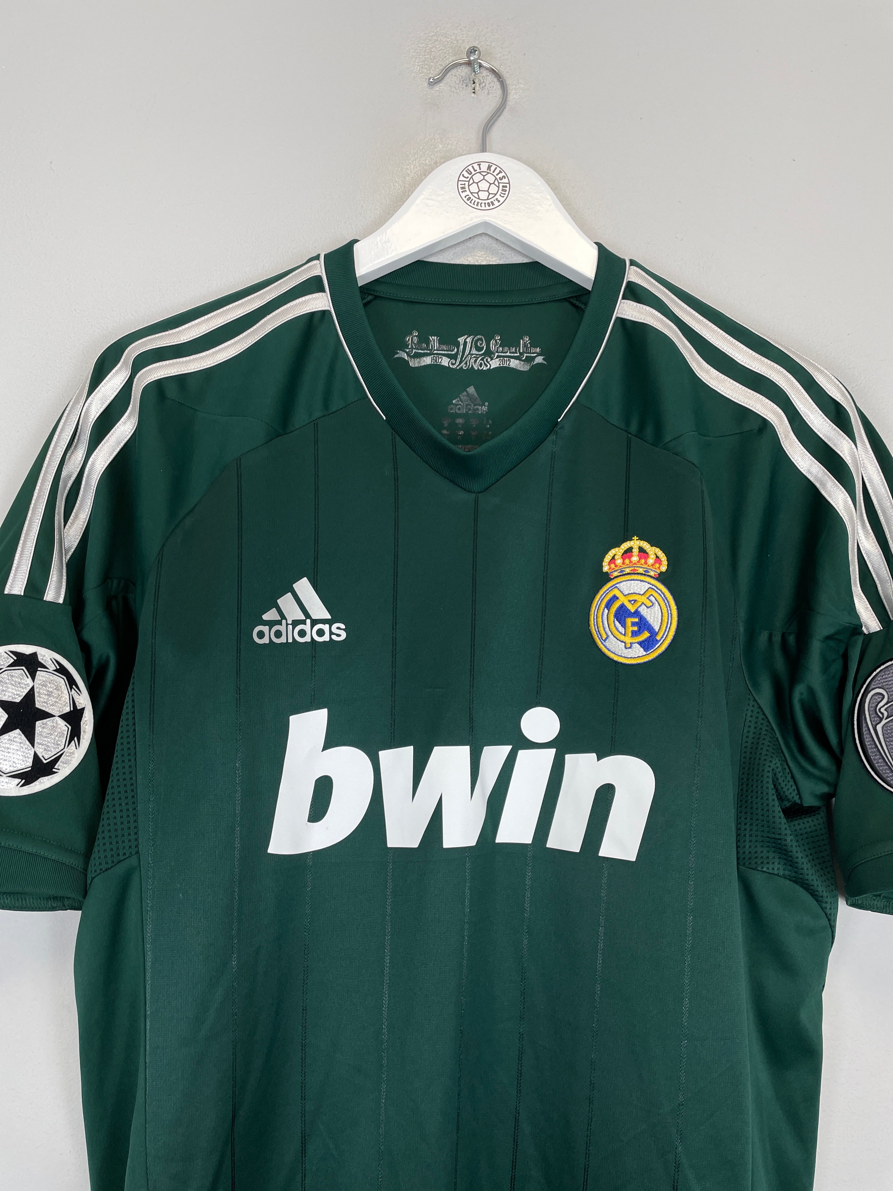 Shop 2012/13 REAL MADRID RONALDO #7 C/L THIRD SHIRT (M) ADIDAS, classic football shirts, vintage football shirts & retro soccer jerseys at Cult Kits