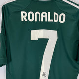 Shop 2012/13 REAL MADRID RONALDO #7 C/L THIRD SHIRT (M) ADIDAS, classic football shirts, vintage football shirts & retro soccer jerseys at Cult Kits