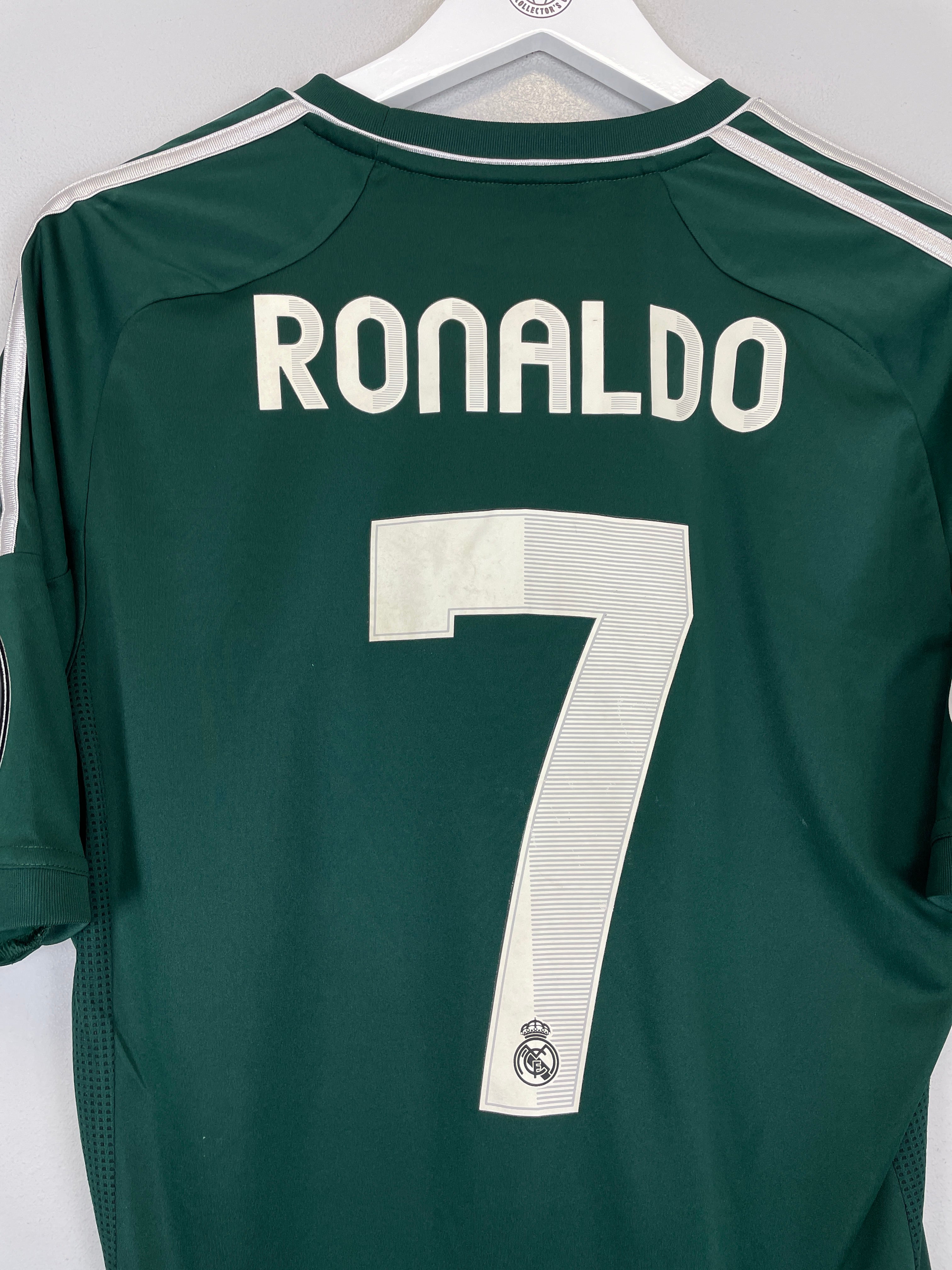 Shop 2012/13 REAL MADRID RONALDO #7 C/L THIRD SHIRT (M) ADIDAS, classic football shirts, vintage football shirts & retro soccer jerseys at Cult Kits