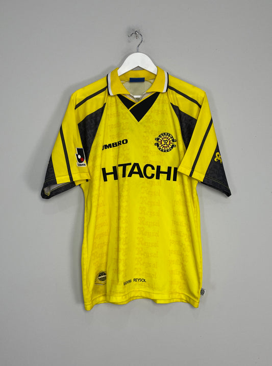 1997/98 KASHIWA REYSOL YOKOYAMA HOME SHIRT (L) UMBRO
