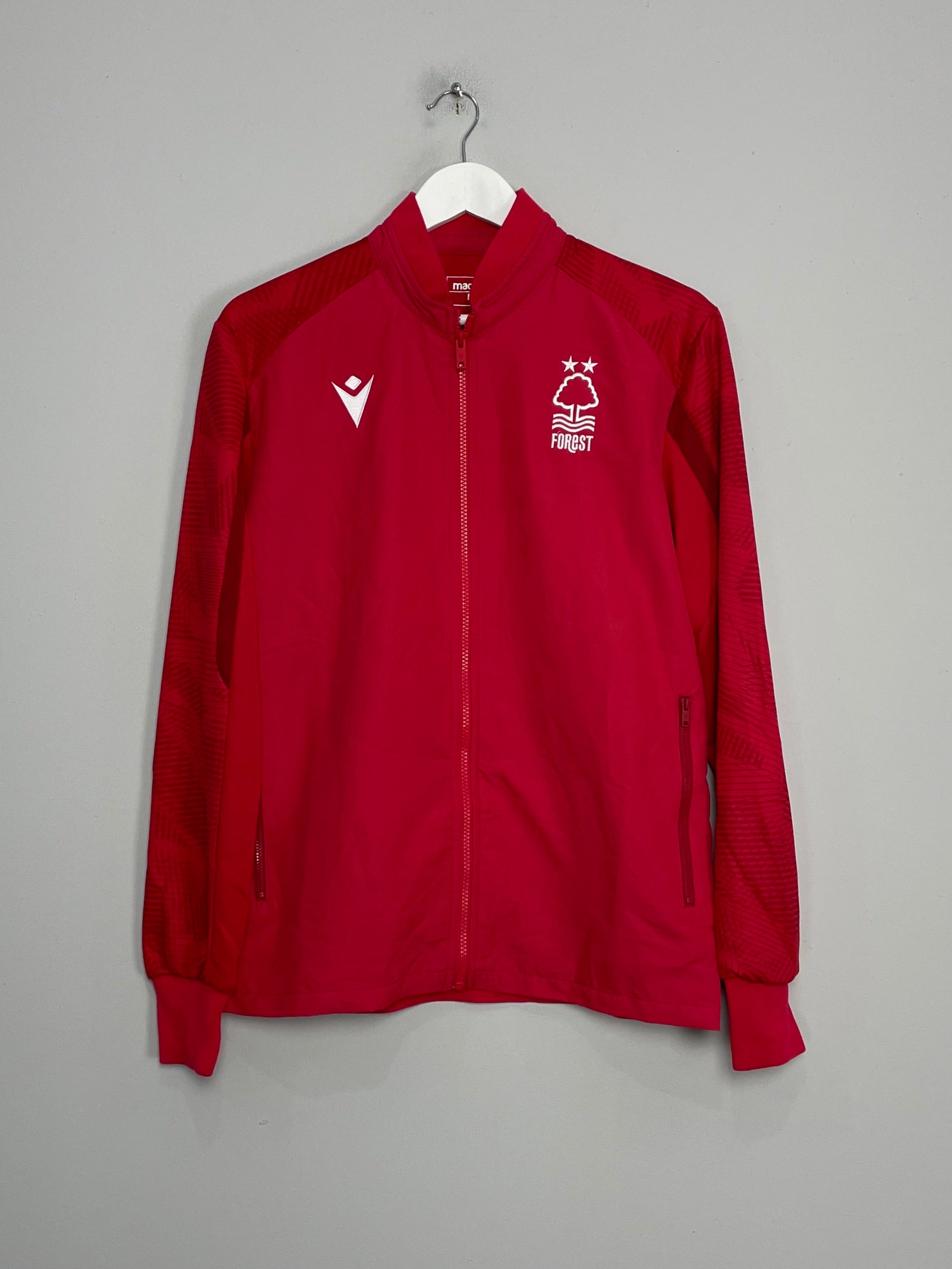 Shop 2022/23 NOTTINGHAM FOREST TRACK JACKET (M) MACRON, classic football shirts, vintage football shirts & retro soccer jerseys at Cult Kits