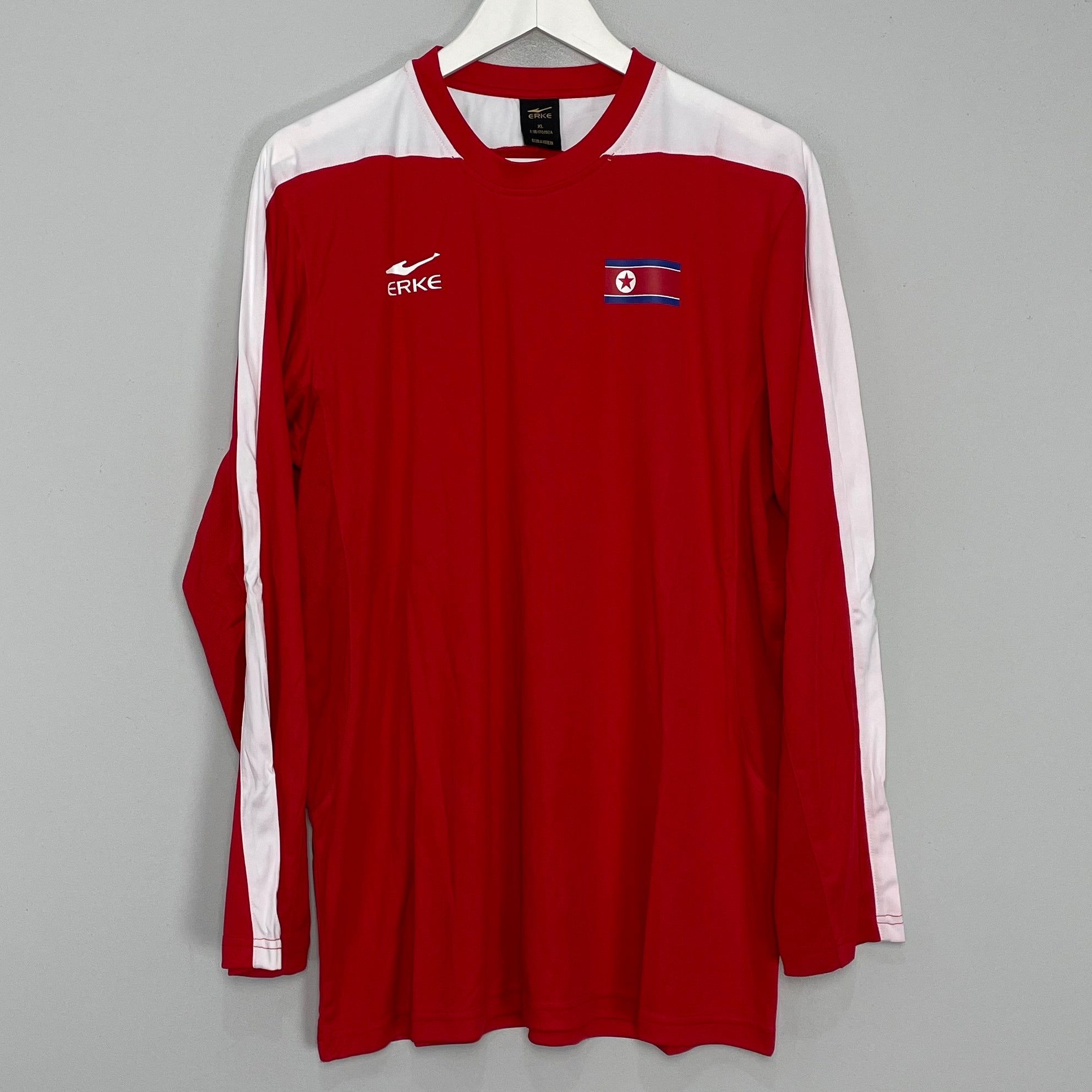 Shop 2008/10 NORTH KOREA L/S HOME SHIRT (XL) ERKE, classic football shirts, vintage football shirts & retro soccer jerseys at Cult Kits