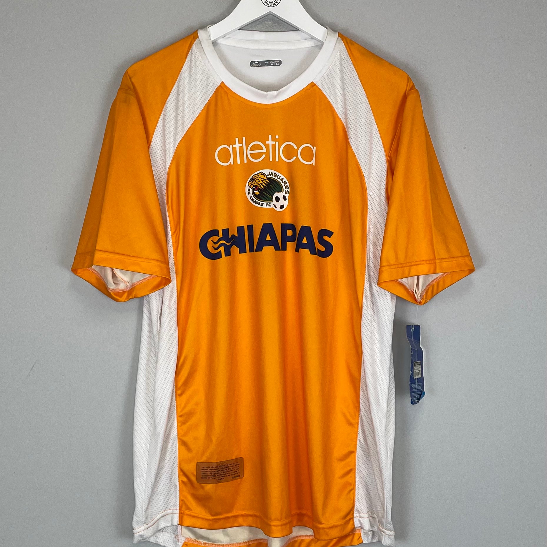 Shop 2009/10 JAGUARES CHIAPAS *BNWT* TRAINING SHIRT (XL) ATLETICA, classic football shirts, vintage football shirts & retro soccer jerseys at Cult Kits