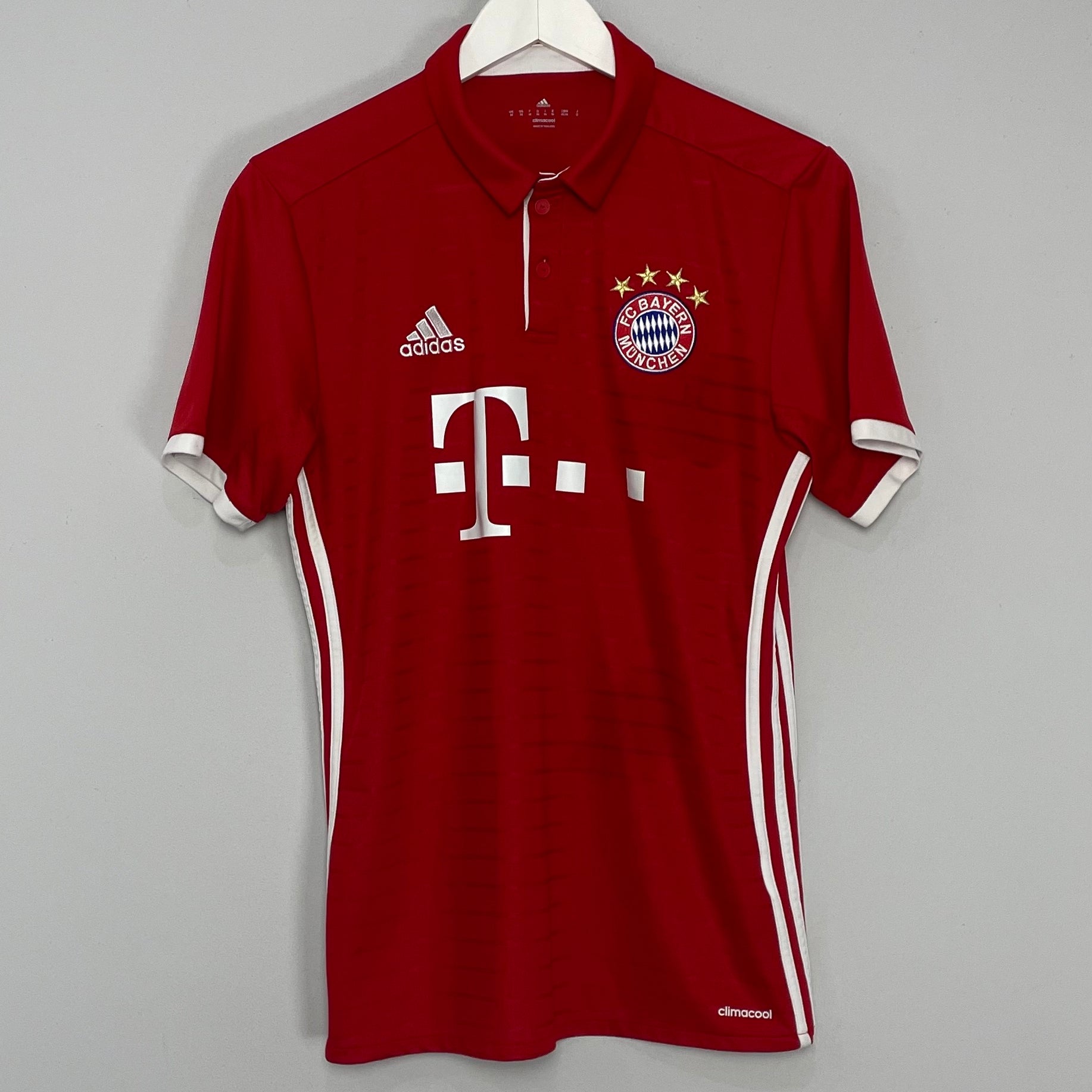 Shop 2016/17 BAYERN MUNICH HOME SHIRT (M) ADIDAS, classic football shirts, vintage football shirts & retro soccer jerseys at Cult Kits