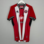 Shop 2023/24 SHEFFIELD UNITED HOME SHIRT (M) ERREA, classic football shirts, vintage football shirts & retro soccer jerseys at Cult Kits