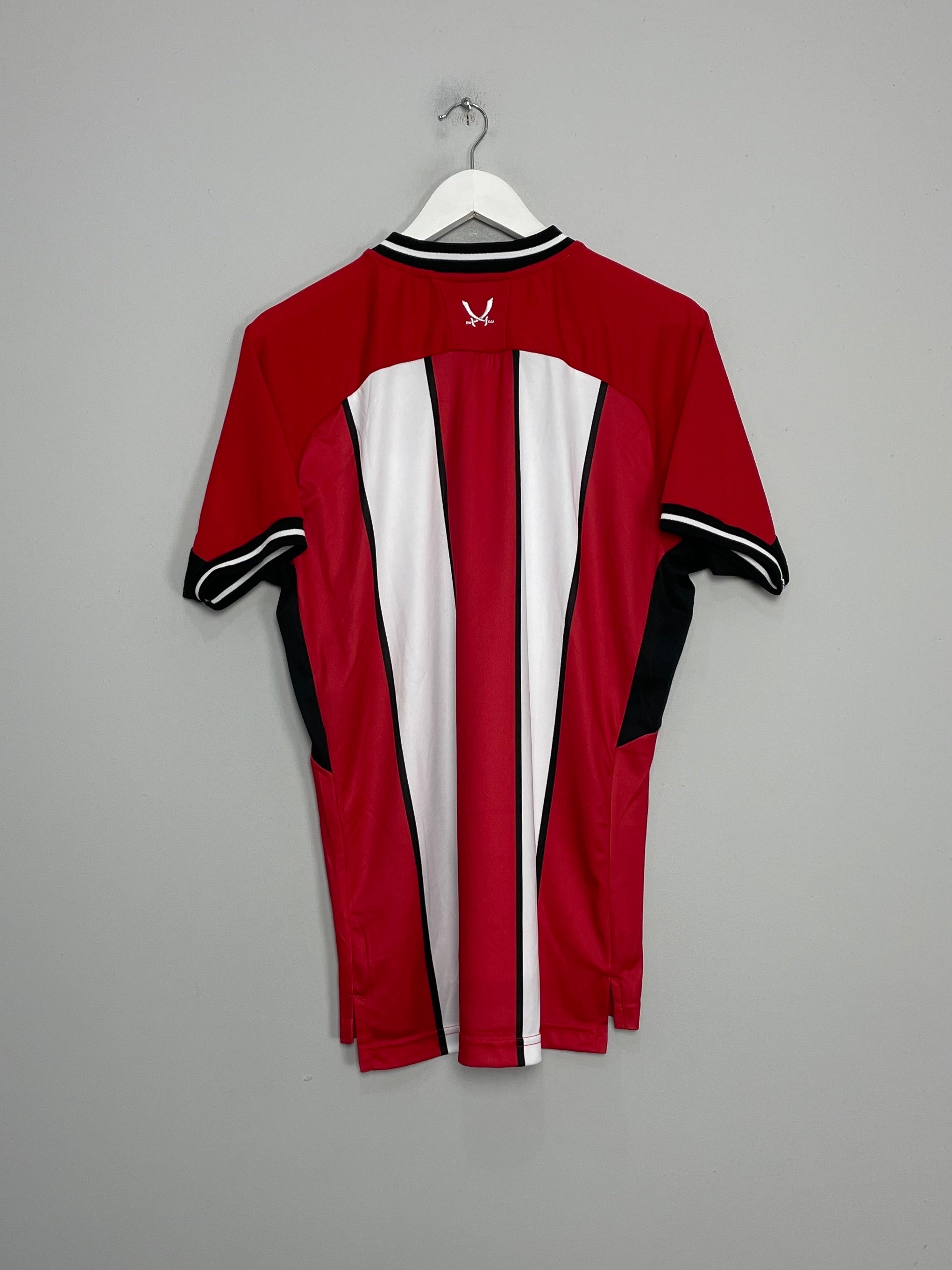 Shop 2023/24 SHEFFIELD UNITED HOME SHIRT (M) ERREA, classic football shirts, vintage football shirts & retro soccer jerseys at Cult Kits