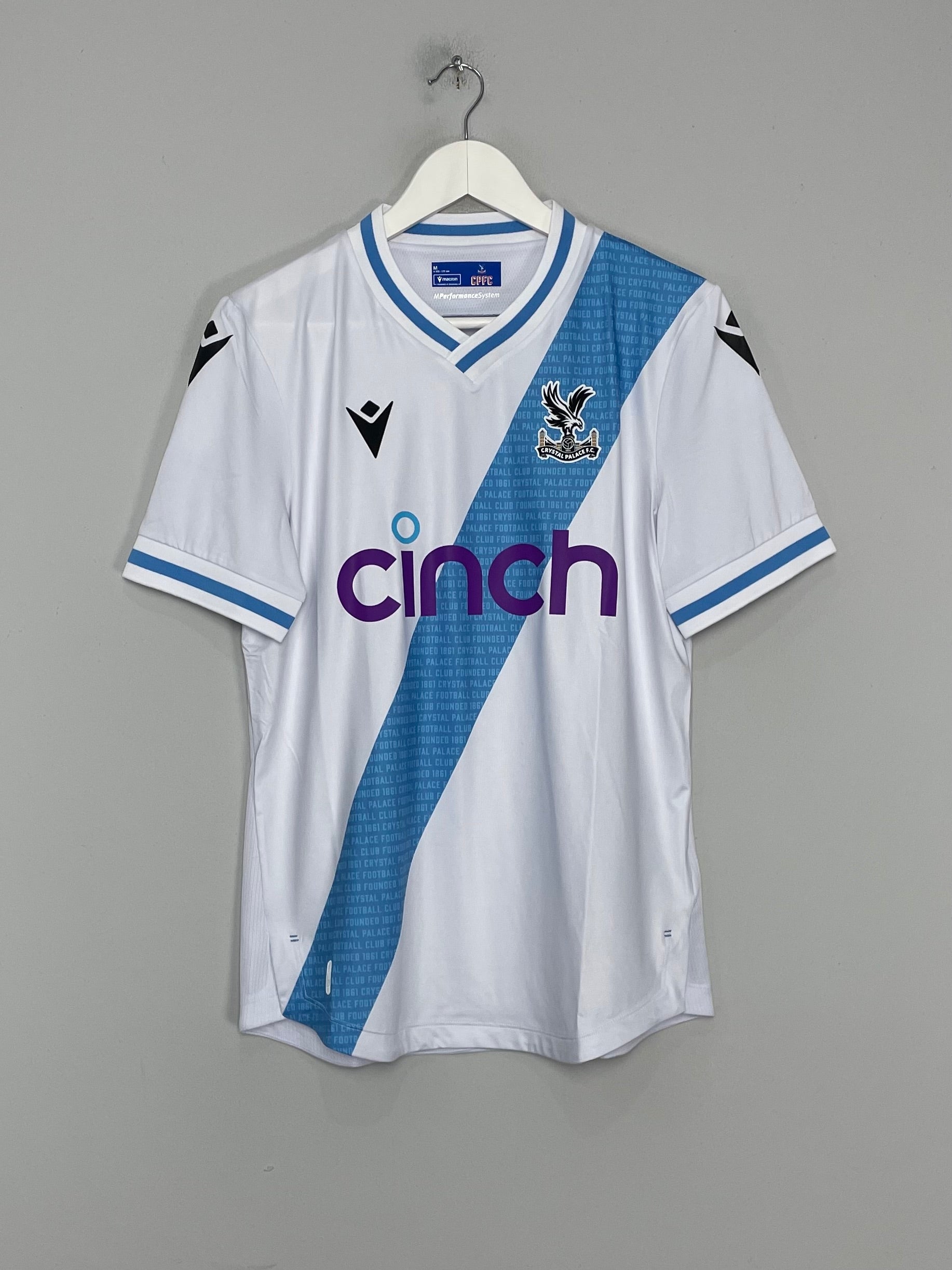 Shop 2023/24 CRYSTAL PALACE AWAY SHIRT (M) MACRON, classic football shirts, vintage football shirts & retro soccer jerseys at Cult Kits