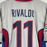 1998/01 BARCELONA RIVALDO #11 AWAY SHIRT (S) NIKE