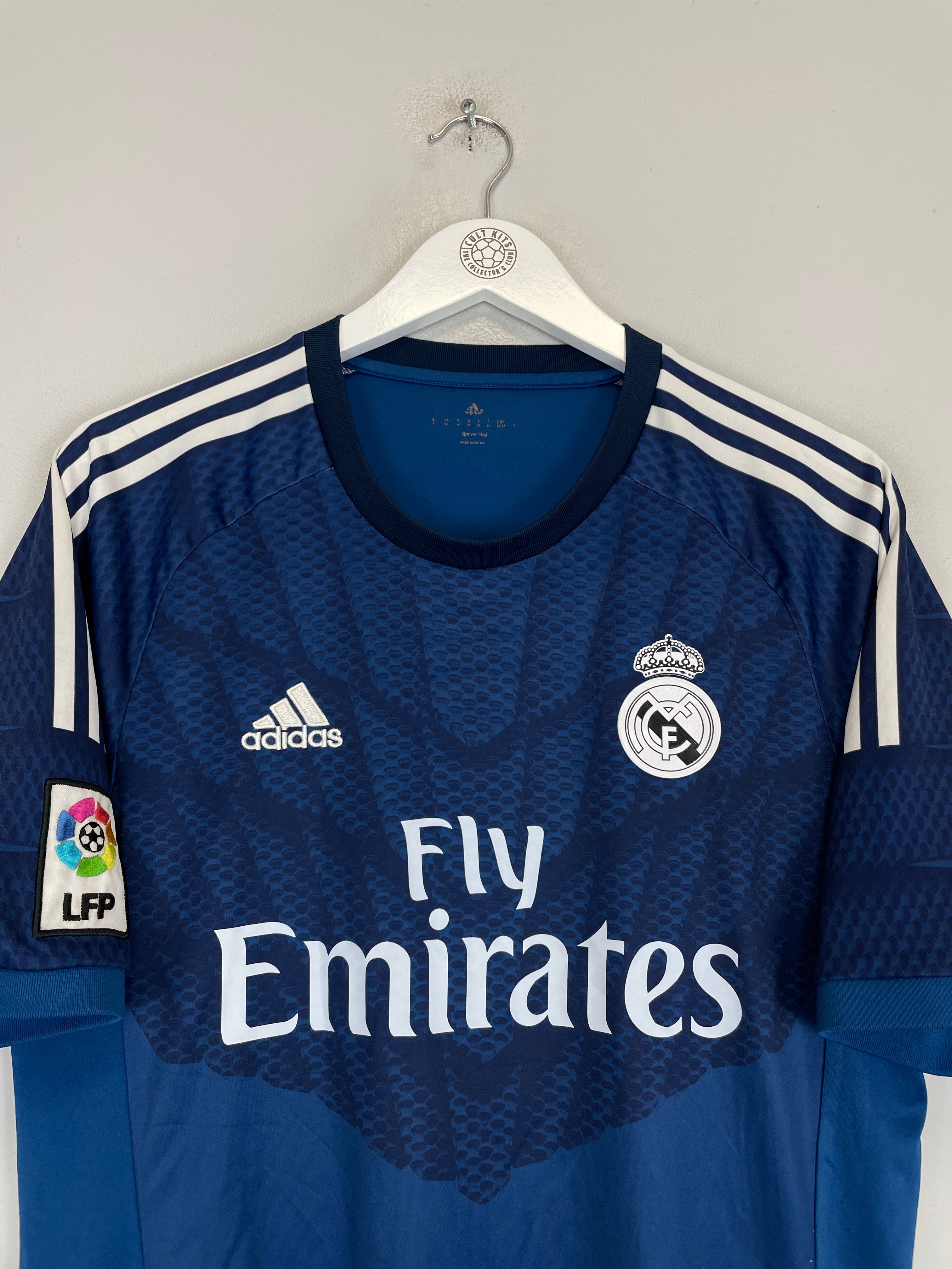 Shop 2014/15 REAL MADRID CASILLAS #1 GK SHIRT (M) ADIDAS, classic football shirts, vintage football shirts & retro soccer jerseys at Cult Kits