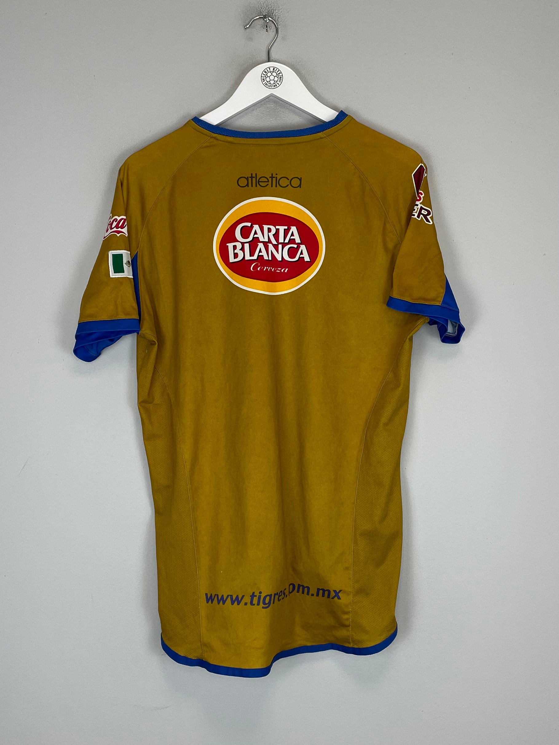 Shop 2005/06 TIGRES HOME SHIRT (M) ATLETICA, classic football shirts, vintage football shirts & retro soccer jerseys at Cult Kits