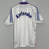 Shop 1995/96 KARLSRUHE HOME SHIRT (M) ADIDAS, classic football shirts, vintage football shirts & retro soccer jerseys at Cult Kits
