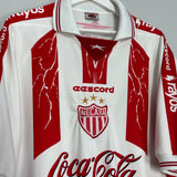 Shop 1999/00 NECAXA HOME SHIRT (XL) EESCORD, classic football shirts, vintage football shirts & retro soccer jerseys at Cult Kits