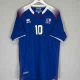 2018/19 ICELAND SIGURDSSON #10 HOME SHIRT (XXL) ERREA