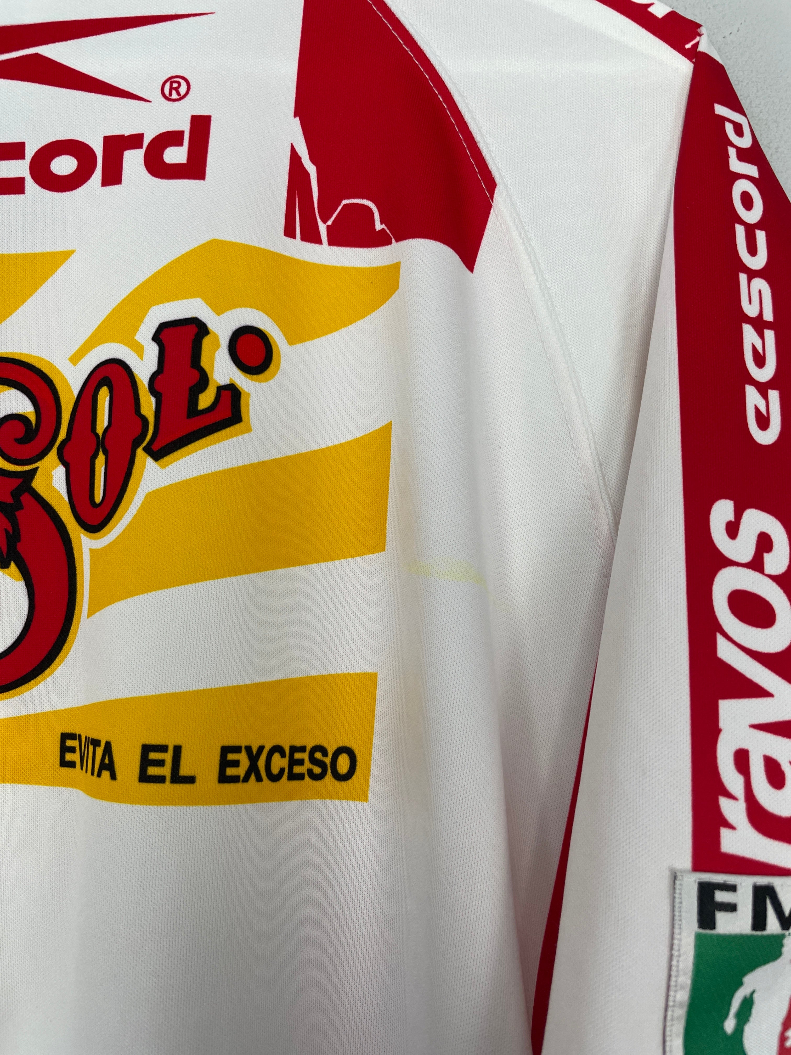 Shop 1999/00 NECAXA HOME SHIRT (XL) EESCORD, classic football shirts, vintage football shirts & retro soccer jerseys at Cult Kits