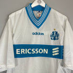 Shop 1997/98 MARSEILLE HOME SHIRT (L) ADIDAS, classic football shirts, vintage football shirts & retro soccer jerseys at Cult Kits