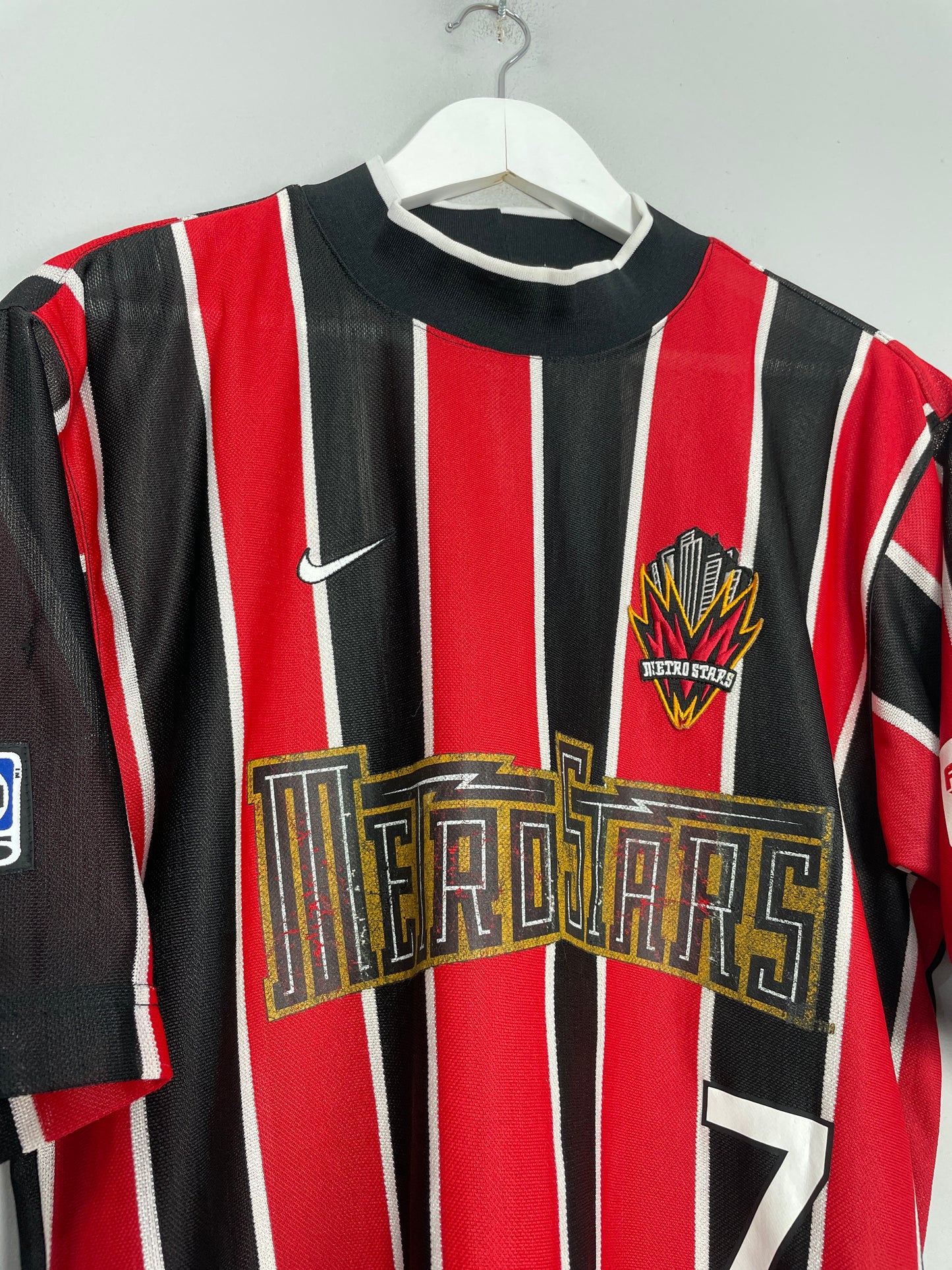 1996/97 NY/NJ METROSTARS DONADONI #7 HOME SHIRT (M) NIKE