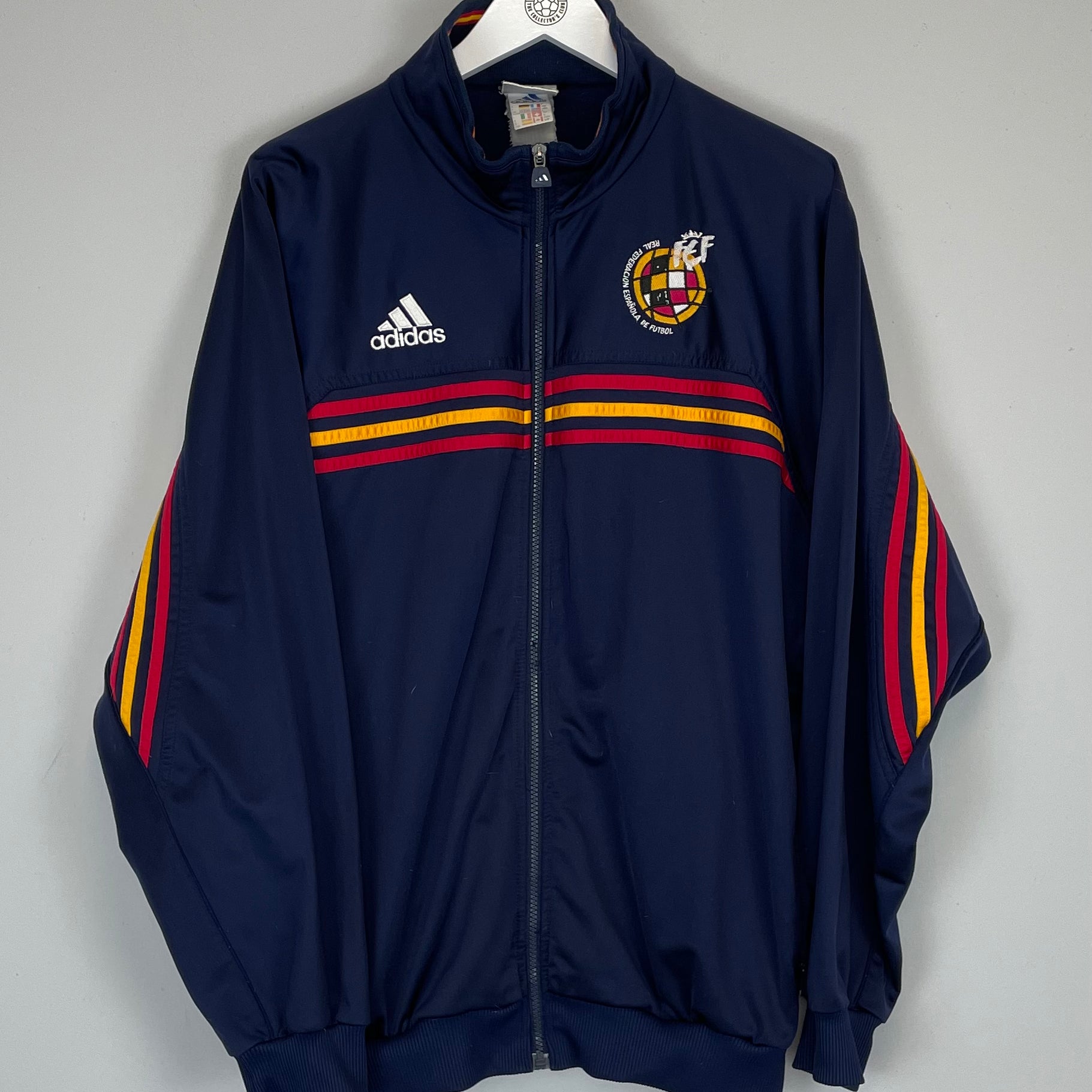 Shop 2000/02 SPAIN TRACK JACKET (M) ADIDAS, classic football shirts, vintage football shirts & retro soccer jerseys at Cult Kits