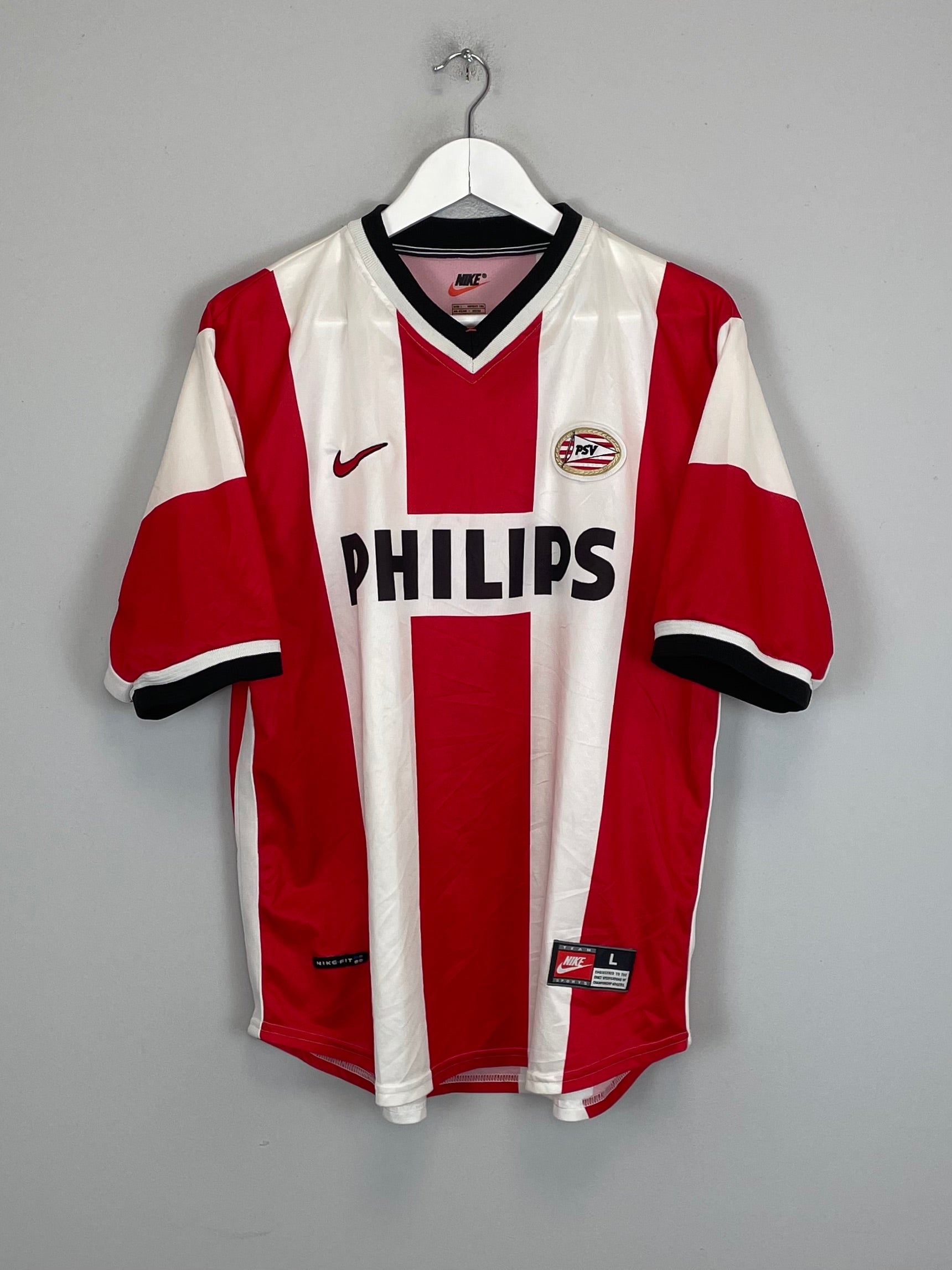 Shop 1999/00 PSV HOME SHIRT (L) NIKE, classic football shirts, vintage football shirts & retro soccer jerseys at Cult Kits