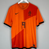 2012/13 NETHERLANDS V.PERSIE #9 HOME SHIRT (L) NIKE