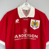 Shop 1996/97 BRISTOL CITY *CENTENARY* MINT HOME SHIRT (L) LOTTO, classic football shirts, vintage football shirts & retro soccer jerseys at Cult Kits