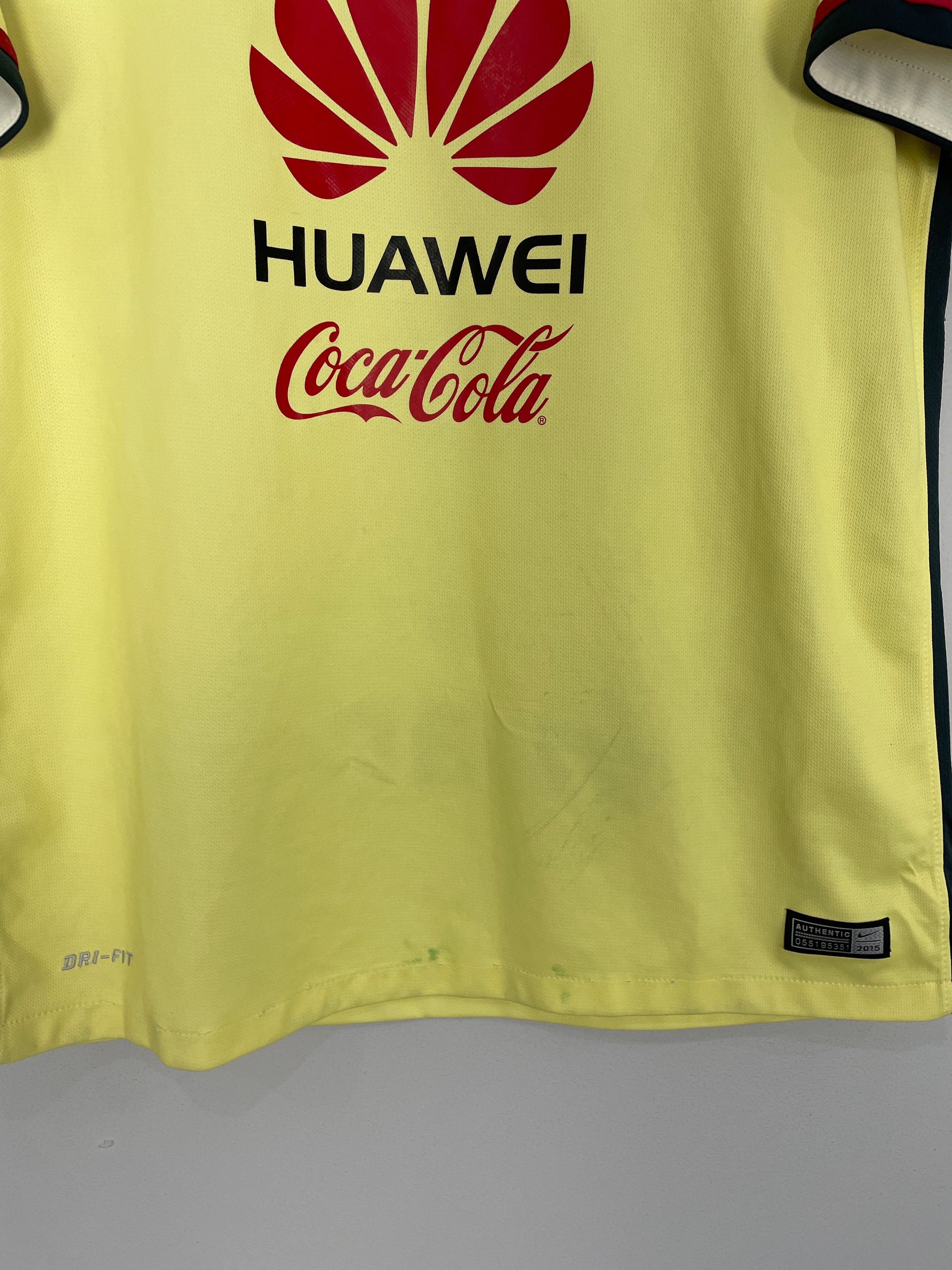 Shop 2015/16 CLUB AMERICA HOME SHIRT (M) NIKE, classic football shirts, vintage football shirts & retro soccer jerseys at Cult Kits