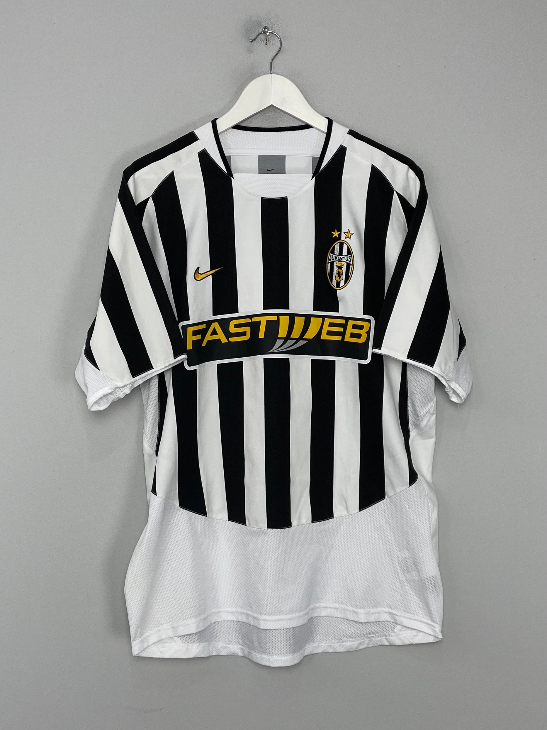 Shop 2003/04 JUVENTUS DEL PIERO #10 HOME SHIRT (L) NIKE, classic football shirts, vintage football shirts & retro soccer jerseys at Cult Kits