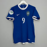 2006/07 BRAZIL RONALDO #9 AWAY SHIRT (S) NIKE