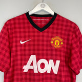 2012/13 MANCHESTER UNITED CHICHARITO #14 HOME SHIRT (M) NIKE