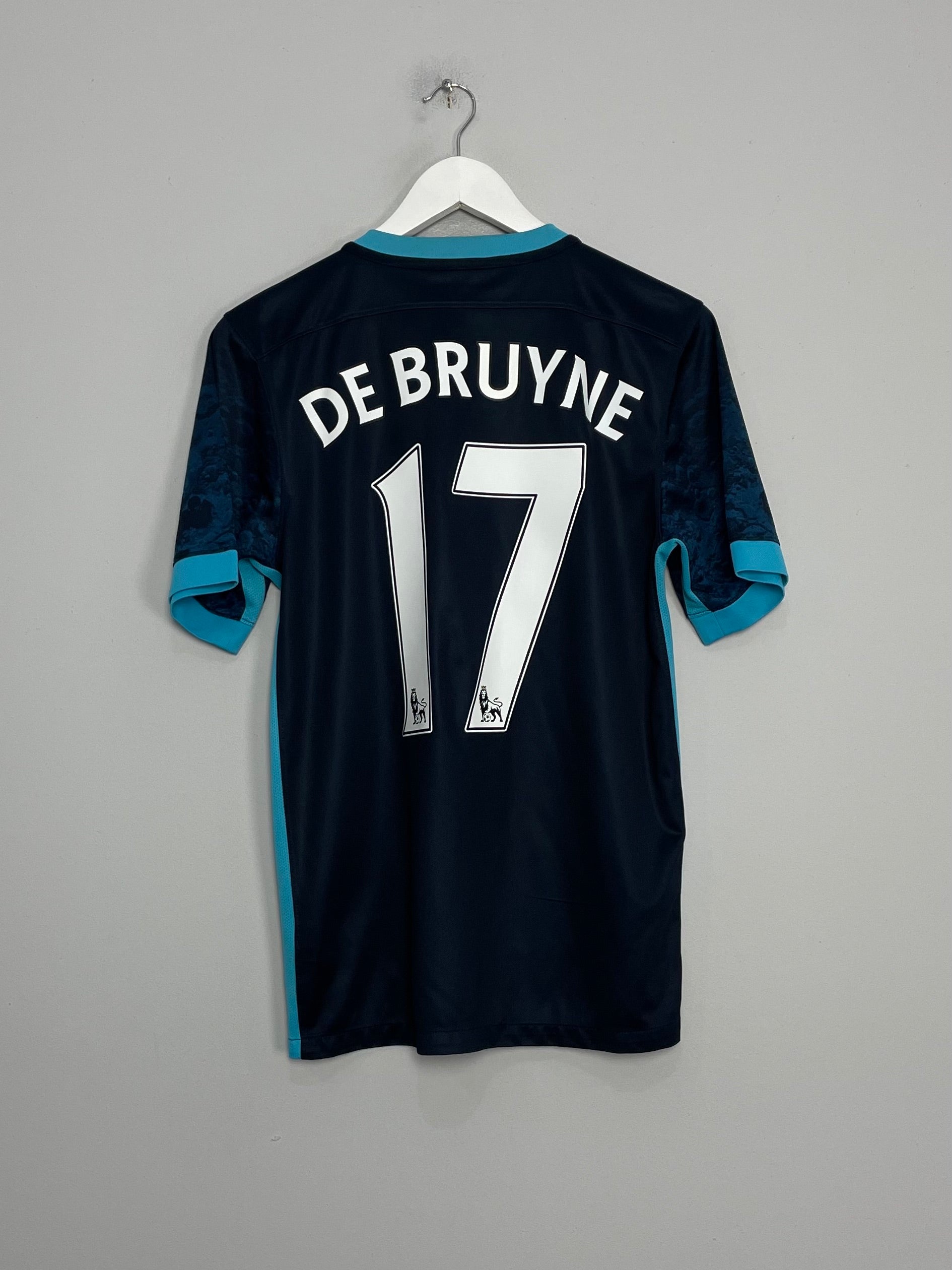 Shop 2015/16 MANCHESTER CITY DE BRUYNE #17 AWAY SHIRT (S) NIKE, classic football shirts, vintage football shirts & retro soccer jerseys at Cult Kits